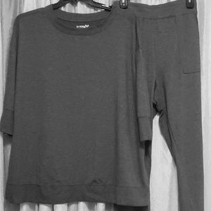 2 Piece Heather Grey Lounge Set